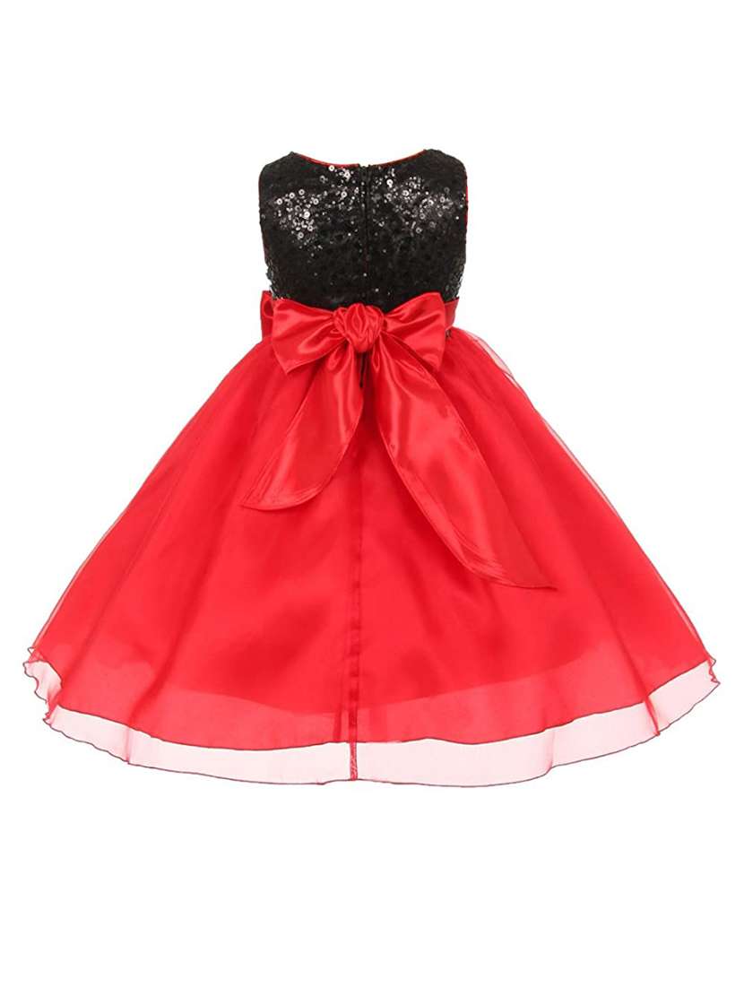 girls round neck sleeveless frock - 18517167 - Standard Image - 1