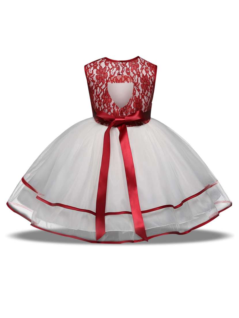 girls round neck sleeveless frock - 18517292 - Standard Image - 1