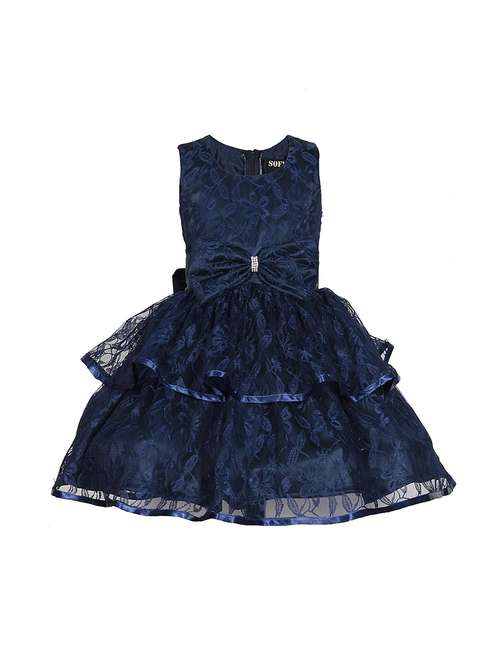 girls round neck sleeveless frock - 18517298 -  Standard Image - 0