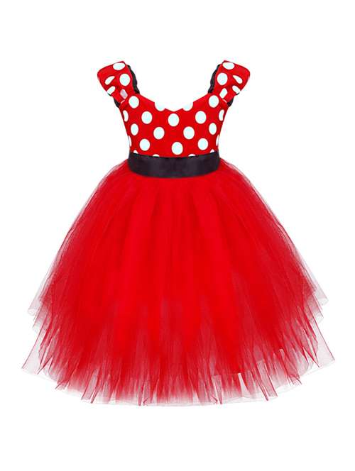 girls v neck sleeveless frock - 18517314 - Standard Image - 0