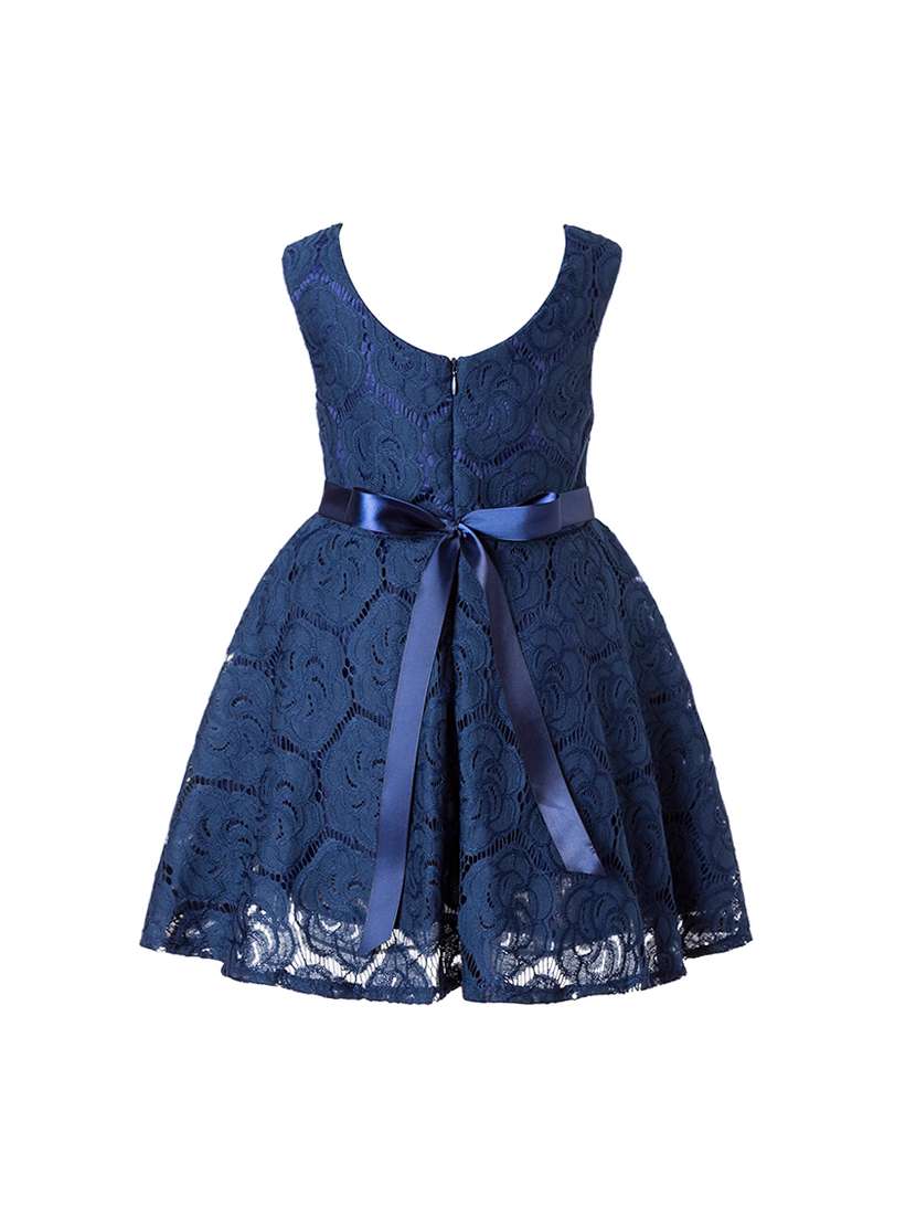 girls v neck sleeveless frock - 18517320 - Standard Image - 1