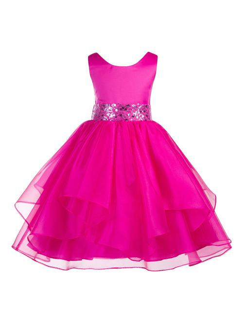girls round neck sleeveless frock - 18517449 -  Standard Image - 0