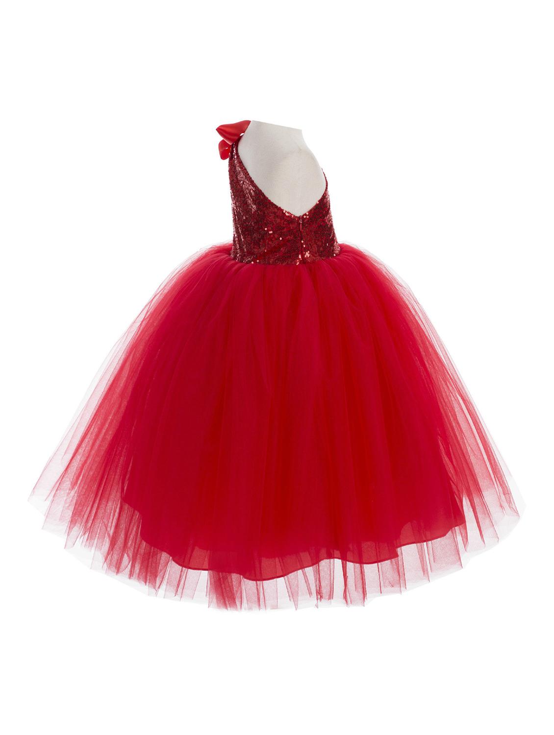 girls asymmetric neck sleeveless frock - 18517461 - Standard Image - 1
