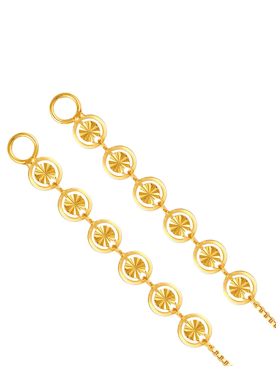 gold plated ear cuff earring - 18518684 -  Standard Image - 1