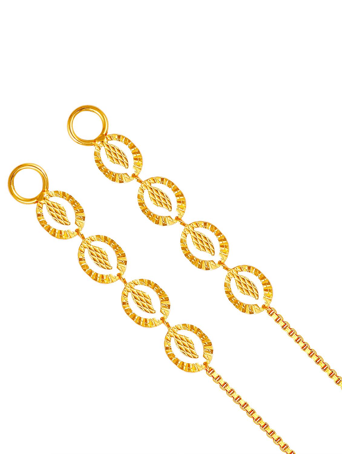 gold plated ear cuff earring - 18518685 - Standard Image - 1