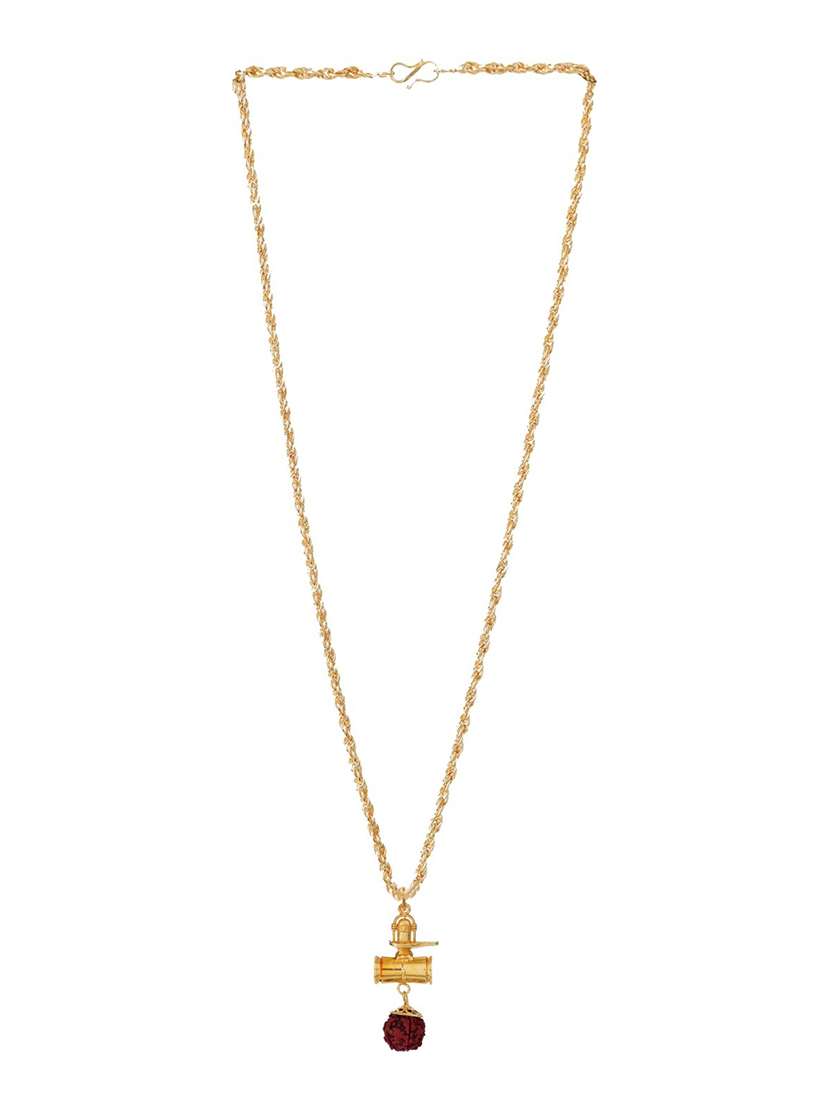 gold metal pendant