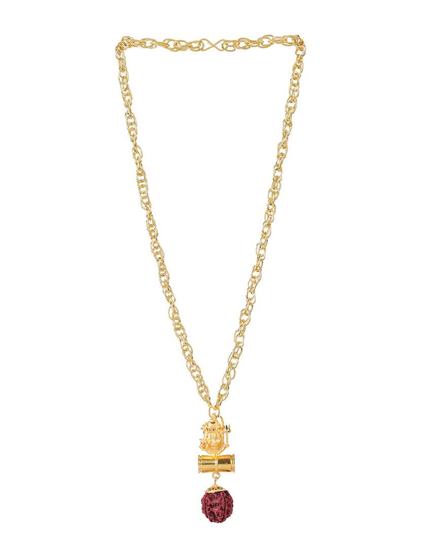 gold metal pendant