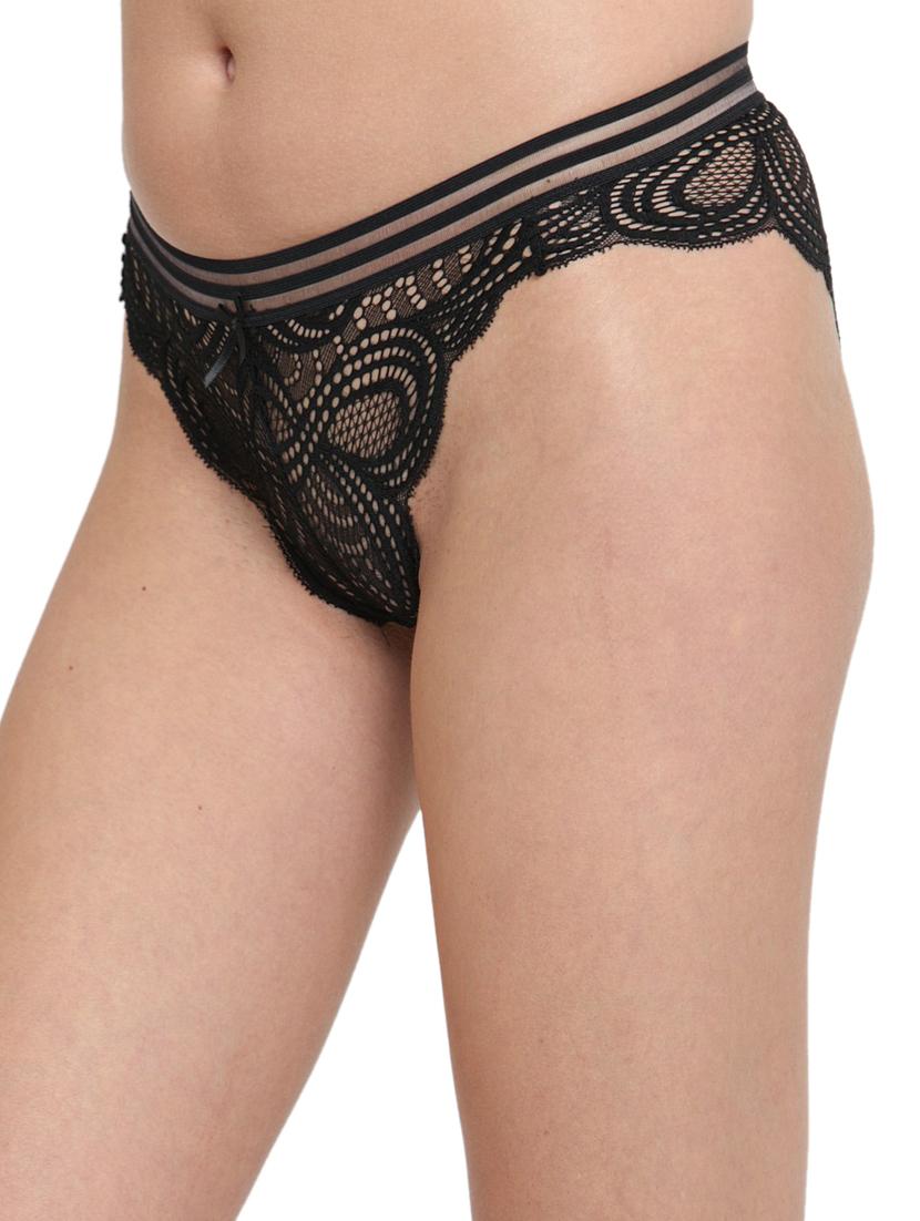 black lace bikini panty - 18519219 -  Standard Image - 1