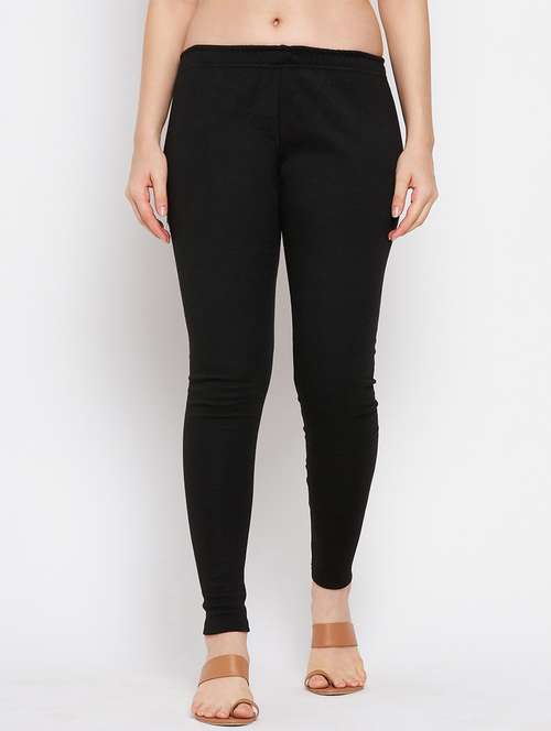 low rise solid woolen legging - 18519357 -  Standard Image - 0