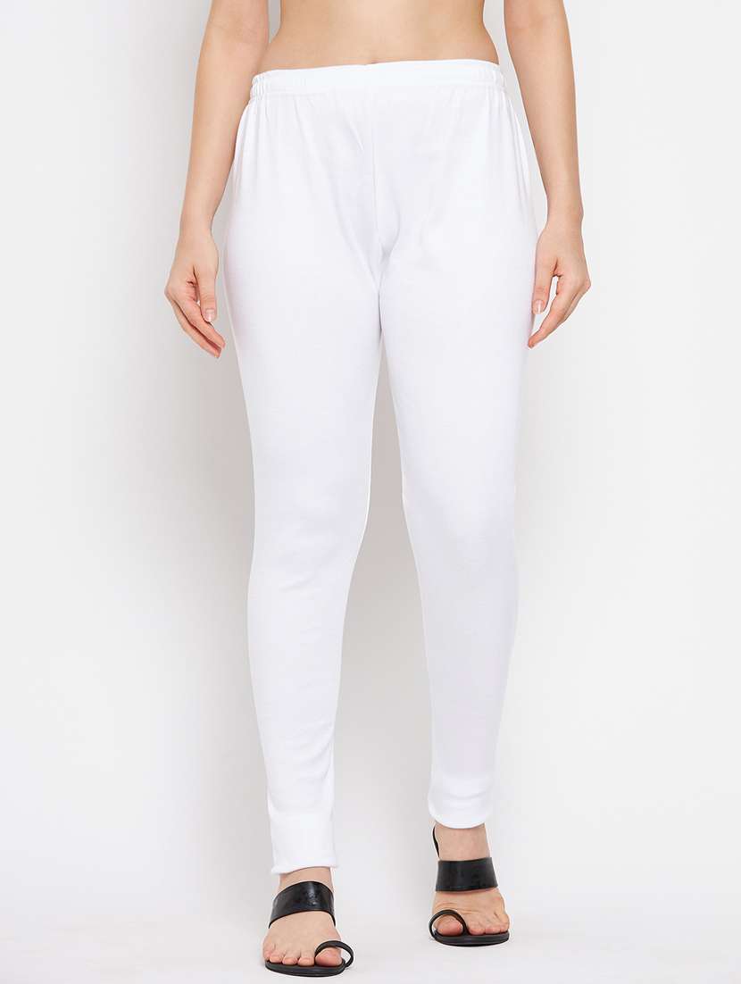 mid rise solid woolen legging