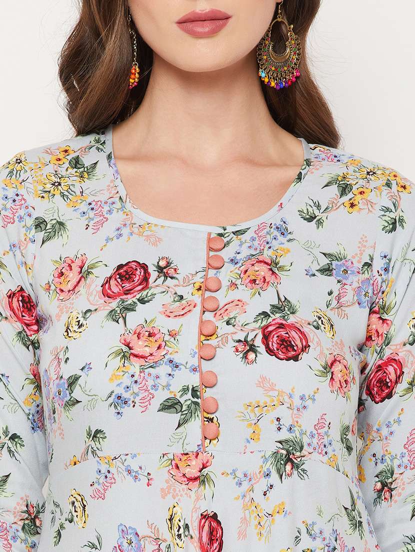 women's flared kurta - 18519401 -  Standard Image - 4