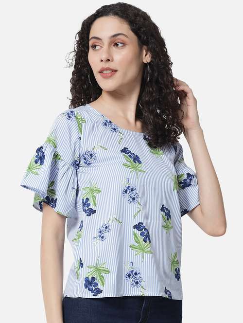 women's oversized round neck top - 18519557 - Standard Image - 0