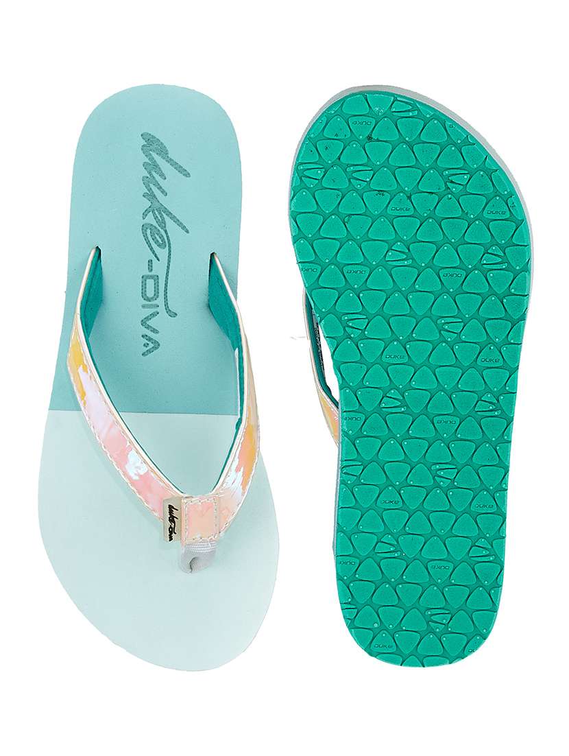 women green toe separator slipper - 18519674 -  Standard Image - 4