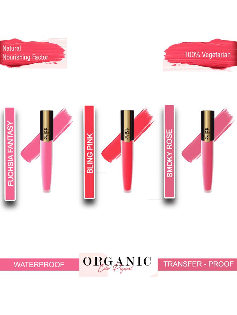 pack of 3 juice matte lipstick 