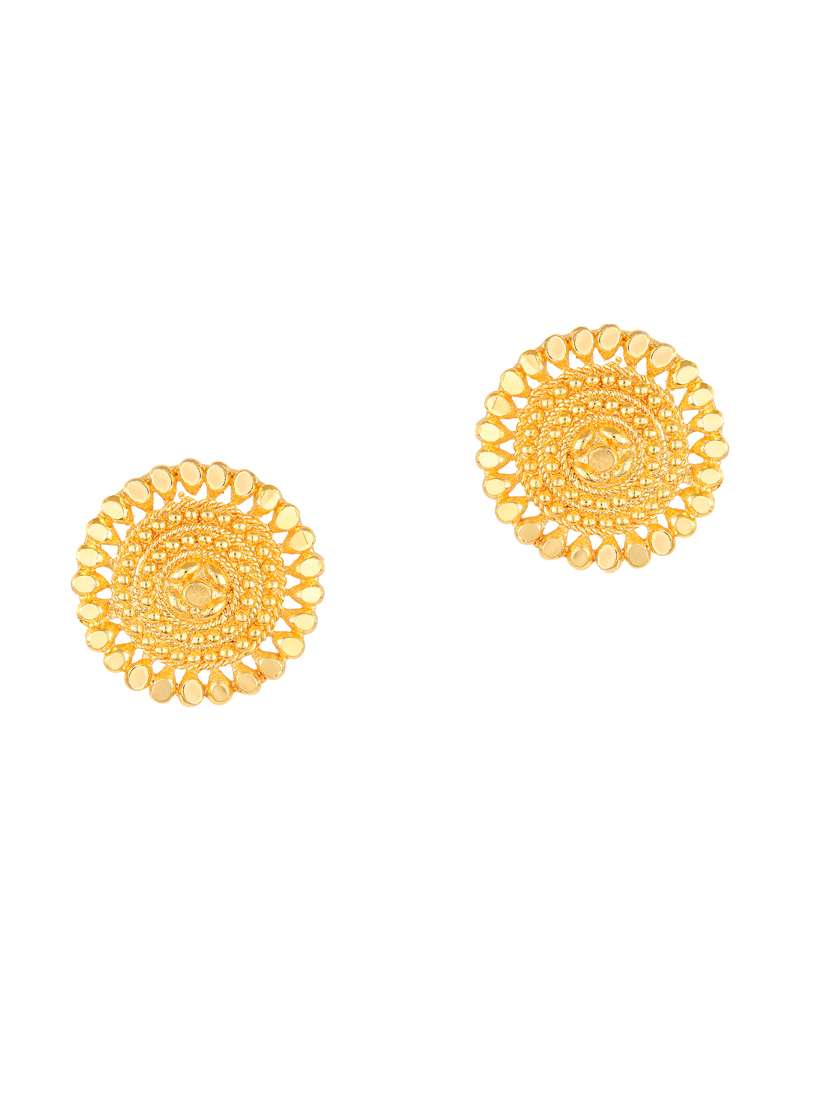 gold plated stud earring