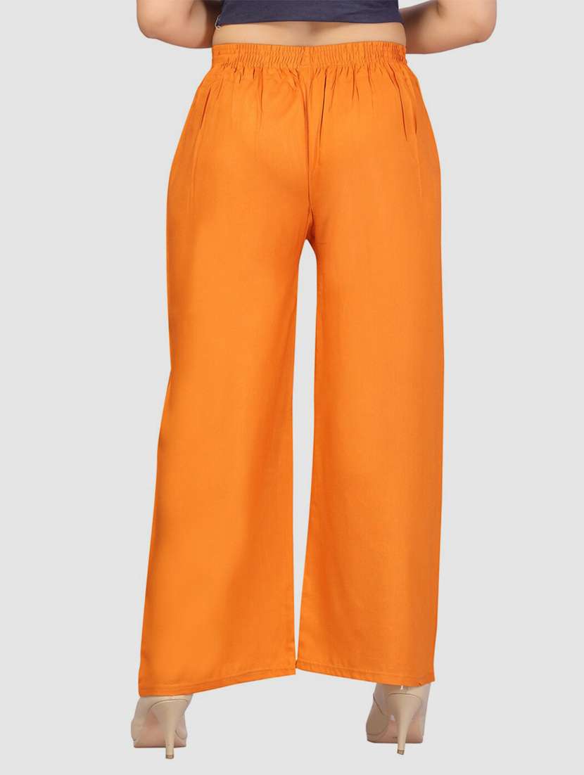 pack of 2 solid flared palazzo - 18520465 -  Standard Image - 4