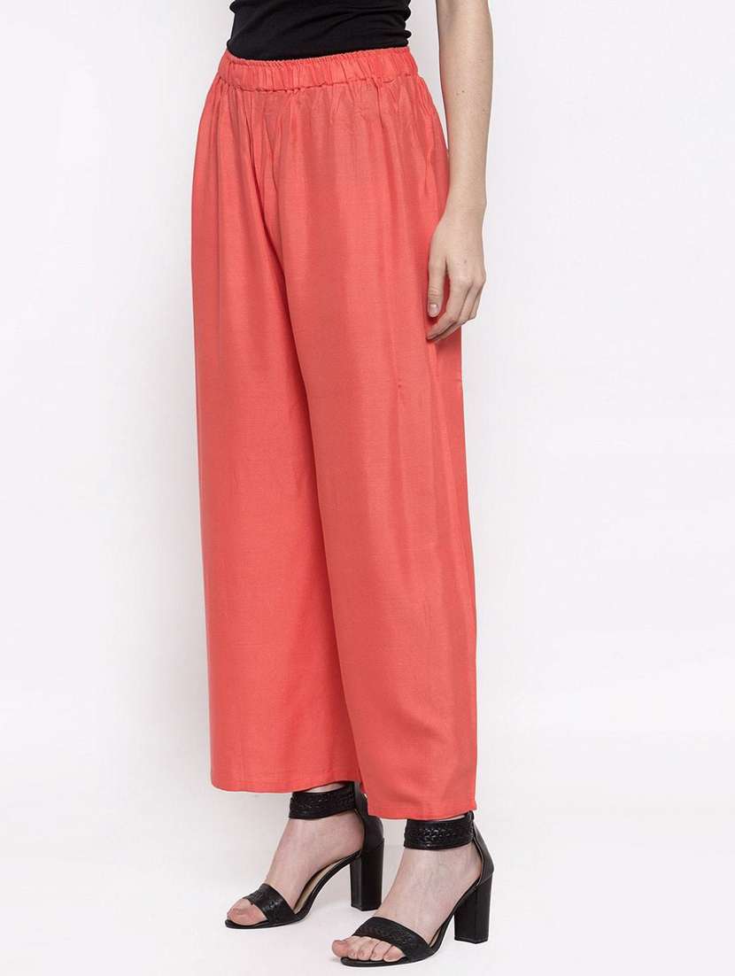 pack of 2 solid flared palazzo - 18520480 -  Standard Image - 1