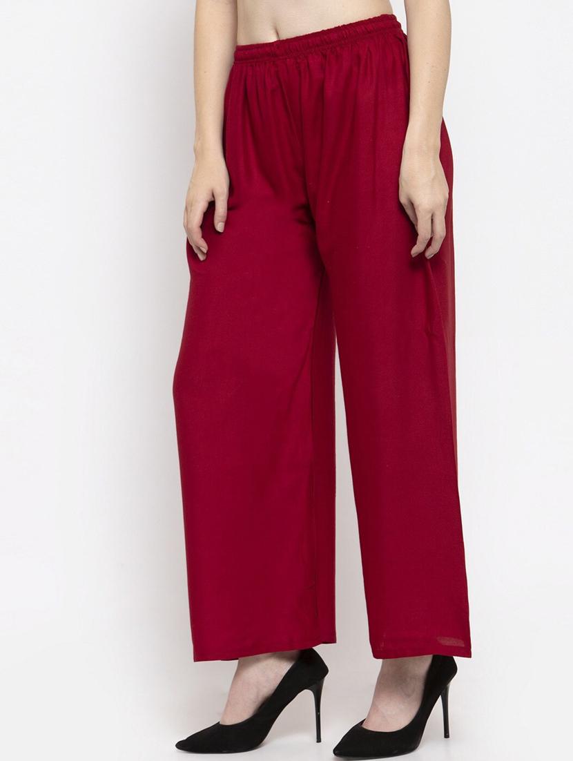 pack of 2 solid flared palazzo - 18520547 - Standard Image - 1
