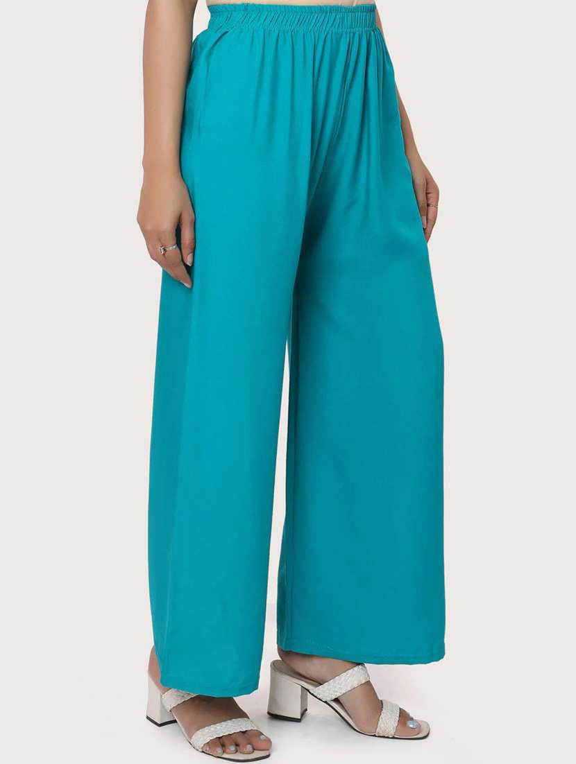 pack of 2 solid flared palazzo - 18520560 -  Standard Image - 1