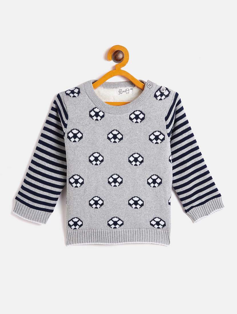 boys printed sweater 