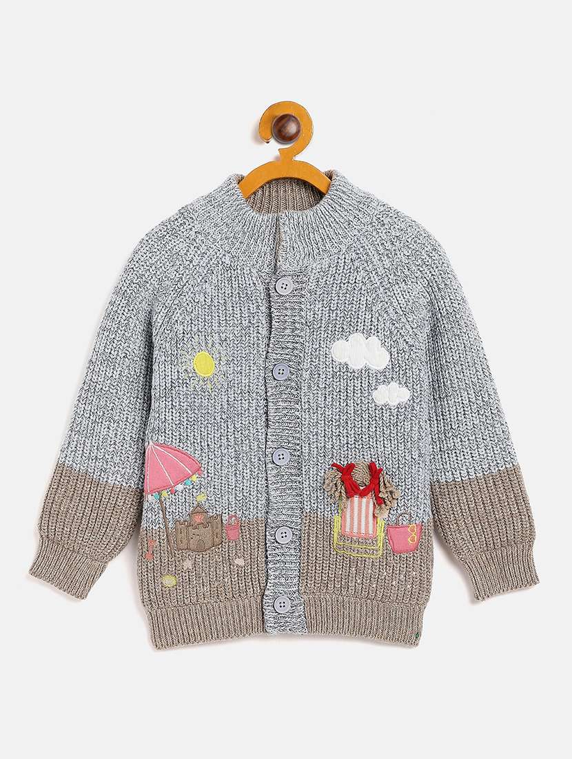 boys embroidered sweater 