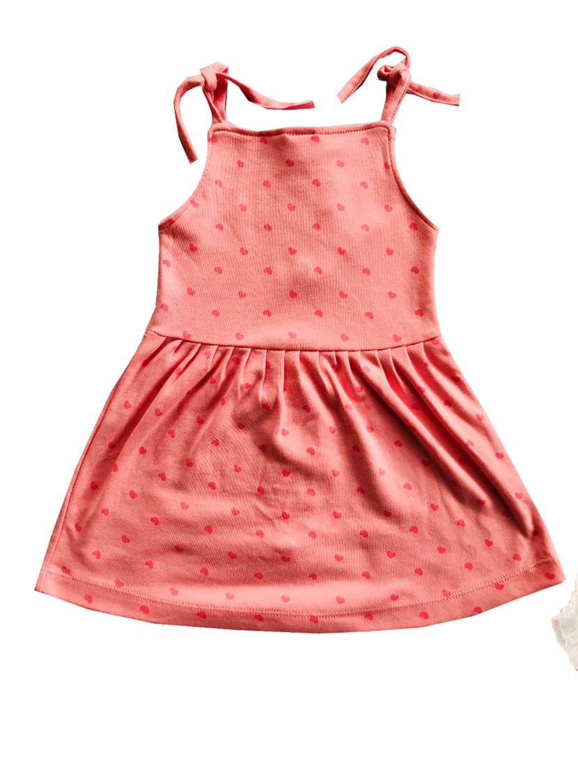 girls round neck sleeveless frock - 18520871 - Standard Image - 1