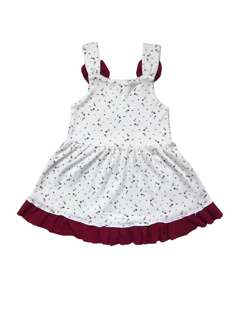 girls shoulder strap sleeveless frock - 18520876 -  Standard Image - 1