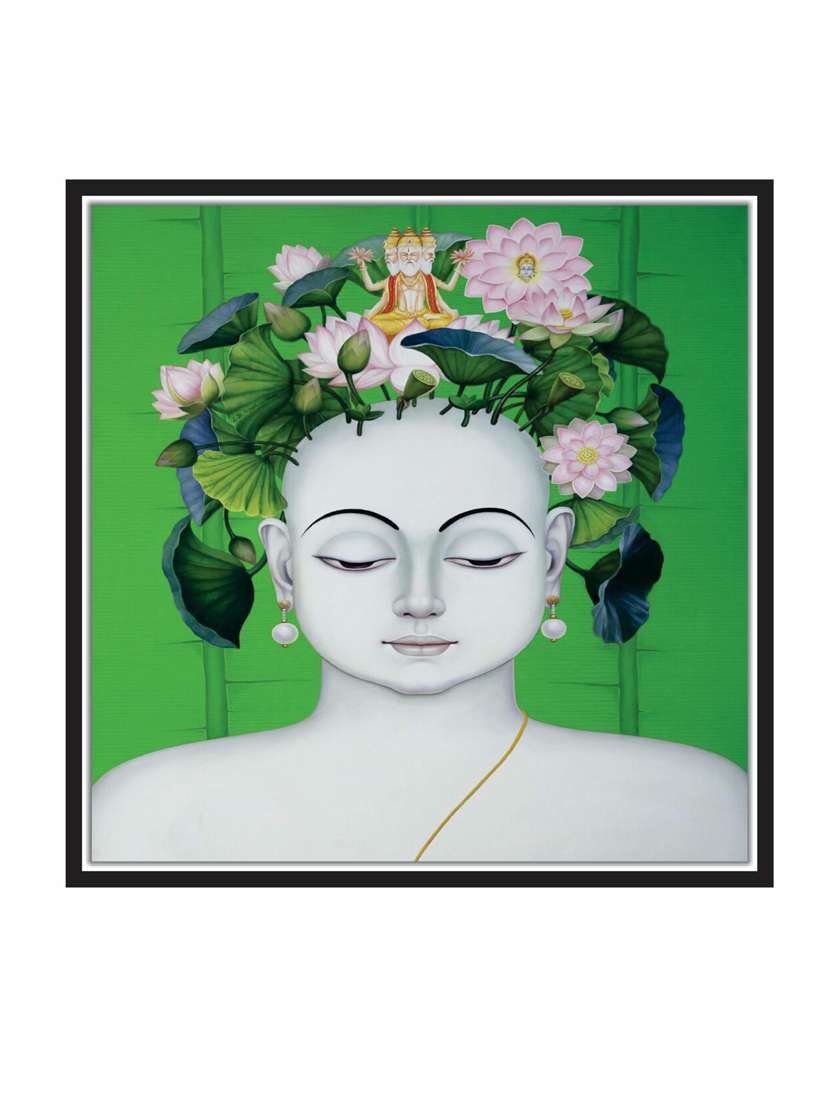 wall decal art prints on mdf board for decor (12x12 inches)  unframed & without glass