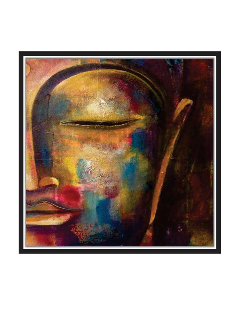 lord buddha wall decal art prints on mdf 