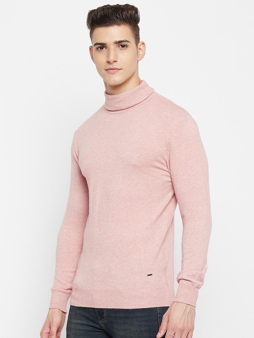 pink solid pullover - 18522548 - Standard Image - 1