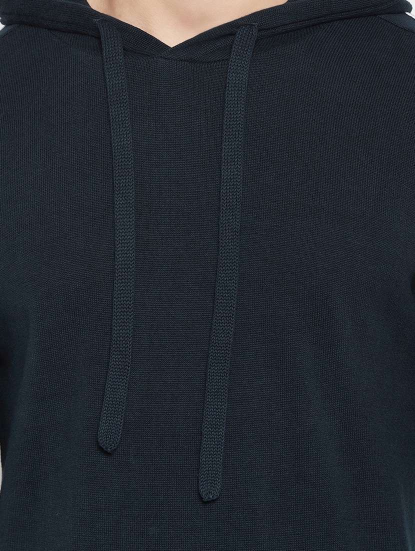 navy blue hooded pullover - 18522551 -  Standard Image - 4