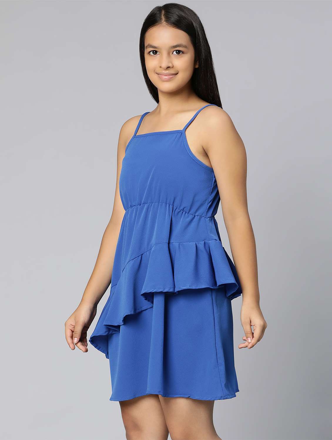 girls square neck sleeveless frock - 18523534 -  Standard Image - 1