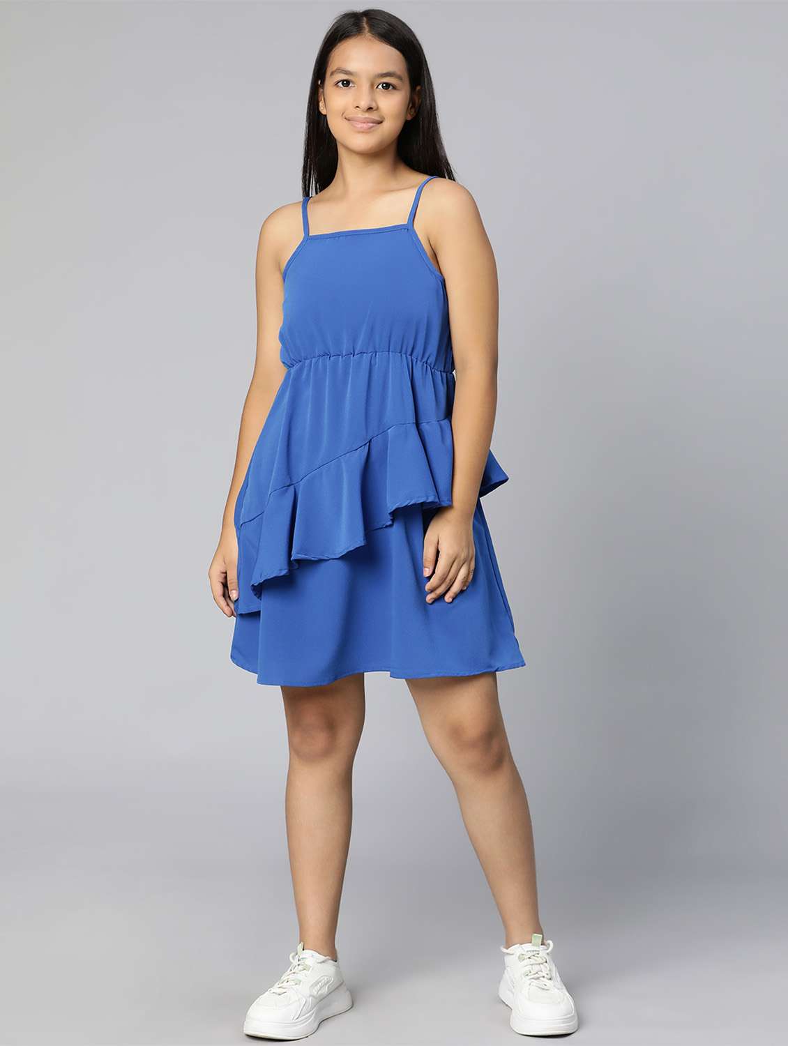 girls square neck sleeveless frock - 18523534 -  Standard Image - 4