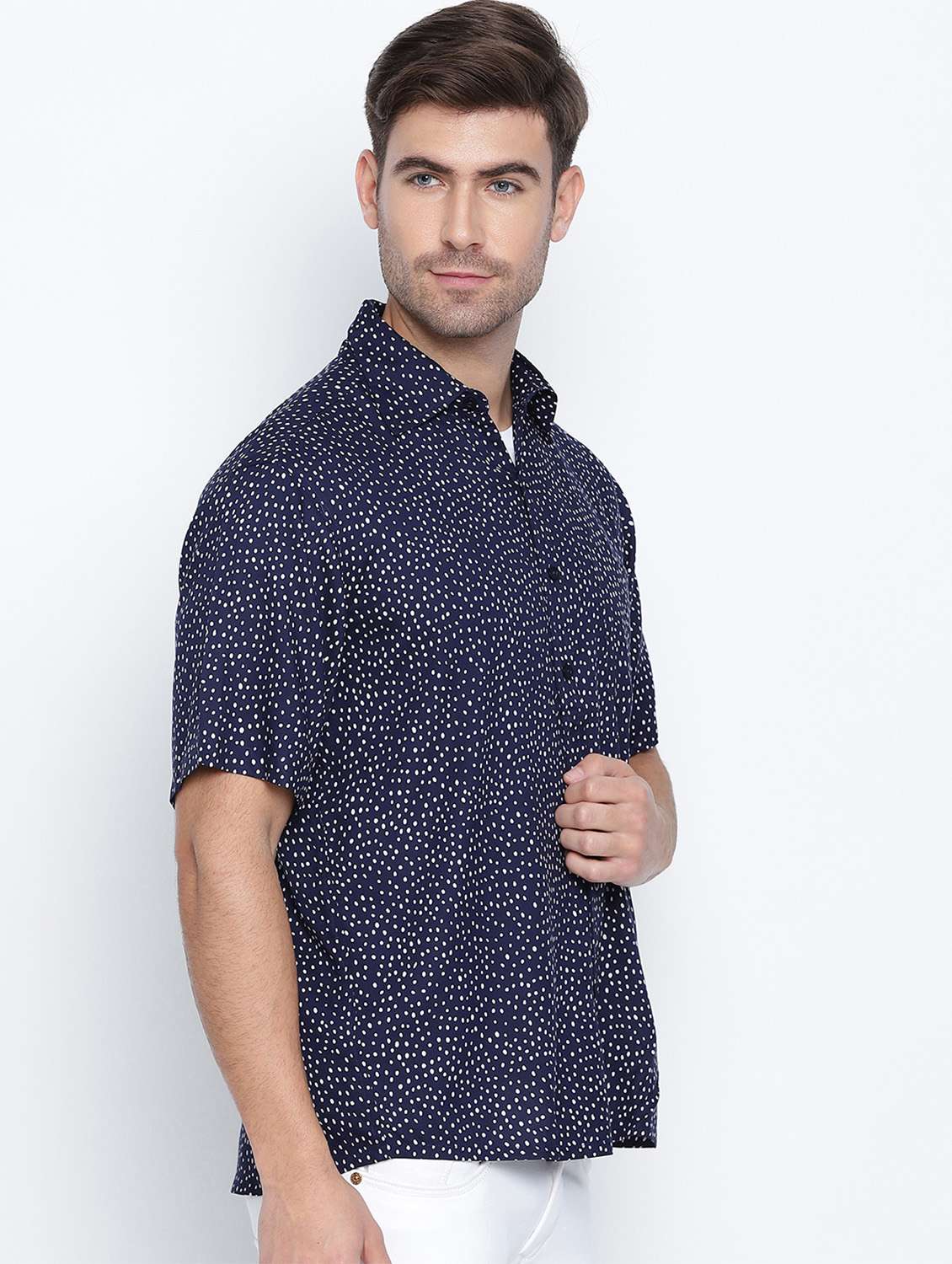 mens polka dots casual shirt - 18523564 -  Standard Image - 1