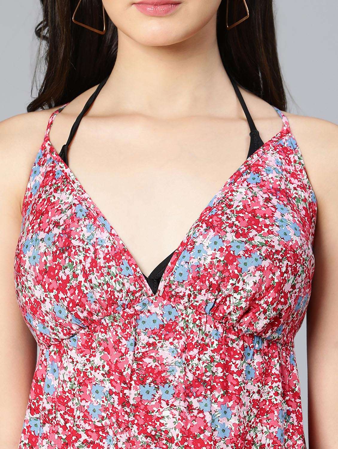 women's tiered dress color block dress - 18523628 -  Standard Image - 6