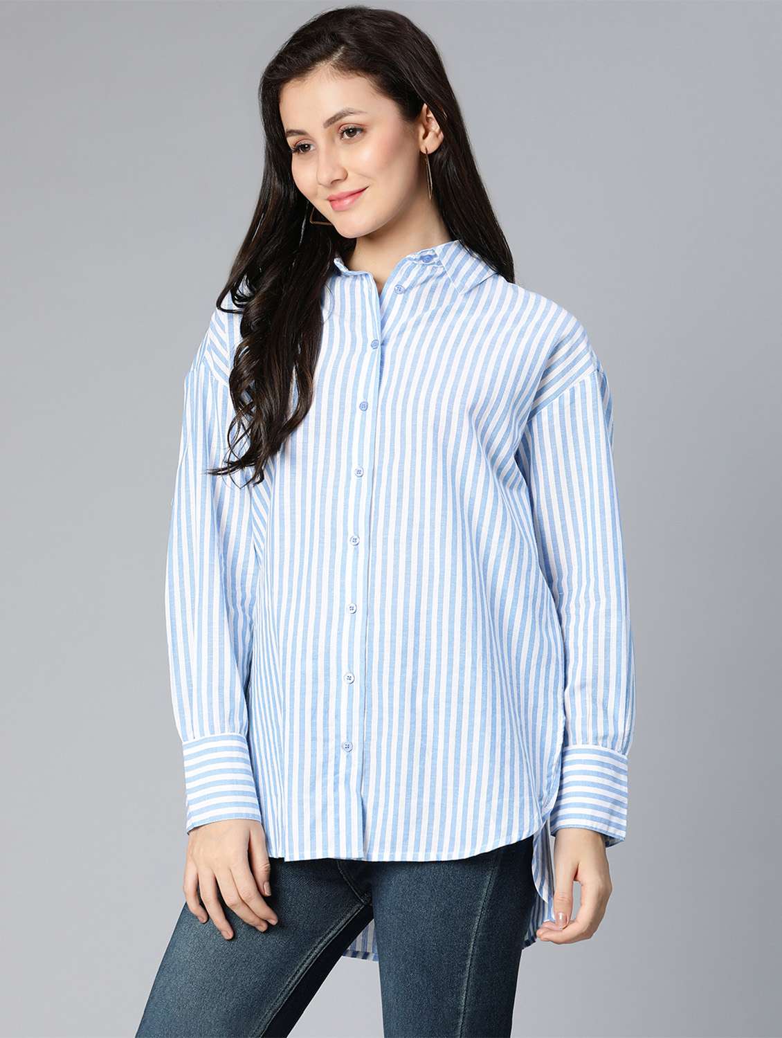 long sleeved striped regular shirt - 18523659 -  Standard Image - 1