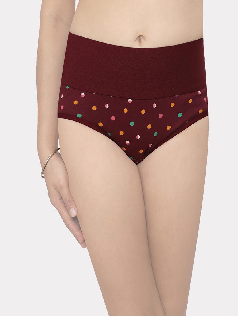 high rise printed hipster panty - 18524559 -  Standard Image - 1
