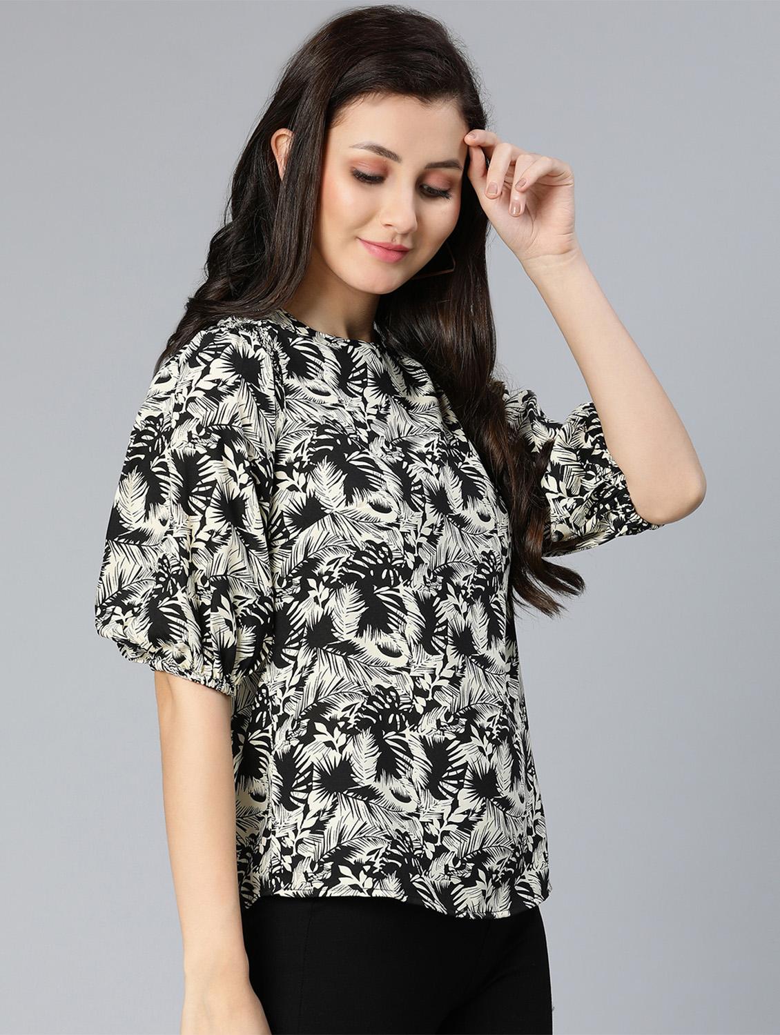 women's straight round neck top - 18524587 -  Standard Image - 1