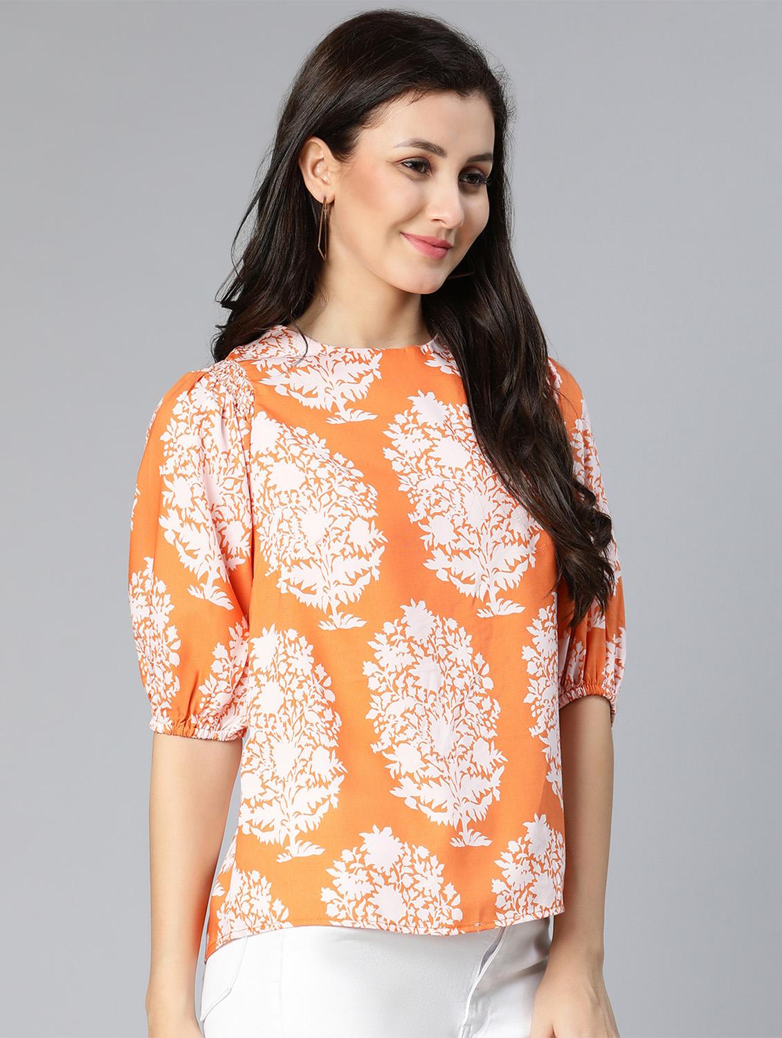 women's straight round neck top - 18524588 -  Standard Image - 1