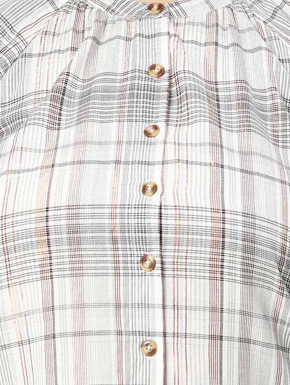 women's straight mandarin neck top - 18524611 -  Standard Image - 4