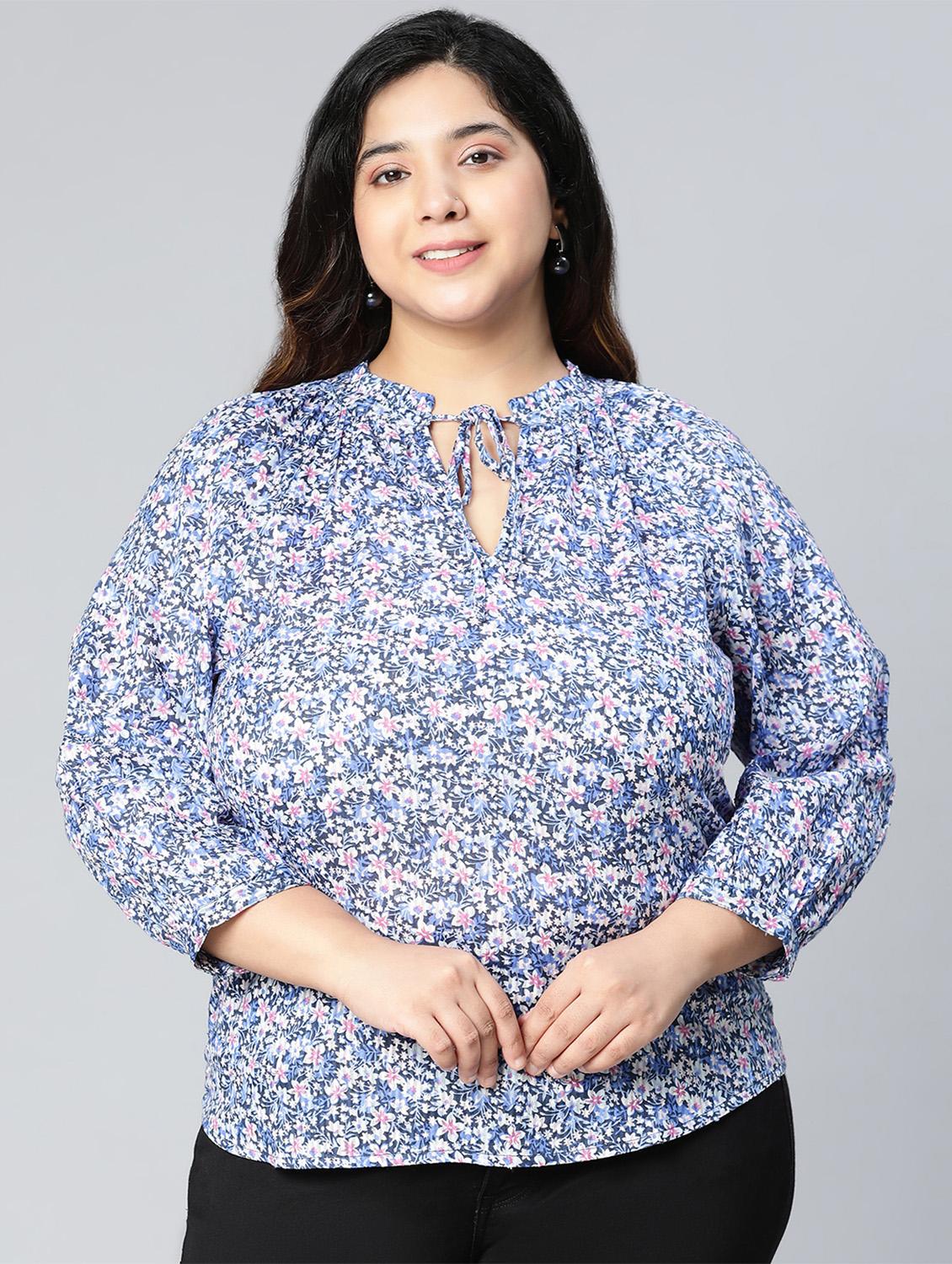 women's straight tie-up neck top