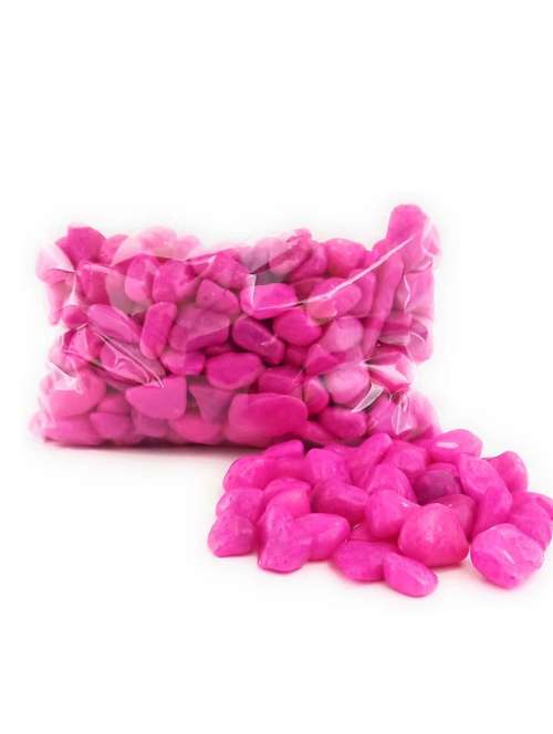 stone decorative aquarium and vase fillers pebbles for garden & home decor colour pink - 18526620 -  Standard Image - 0