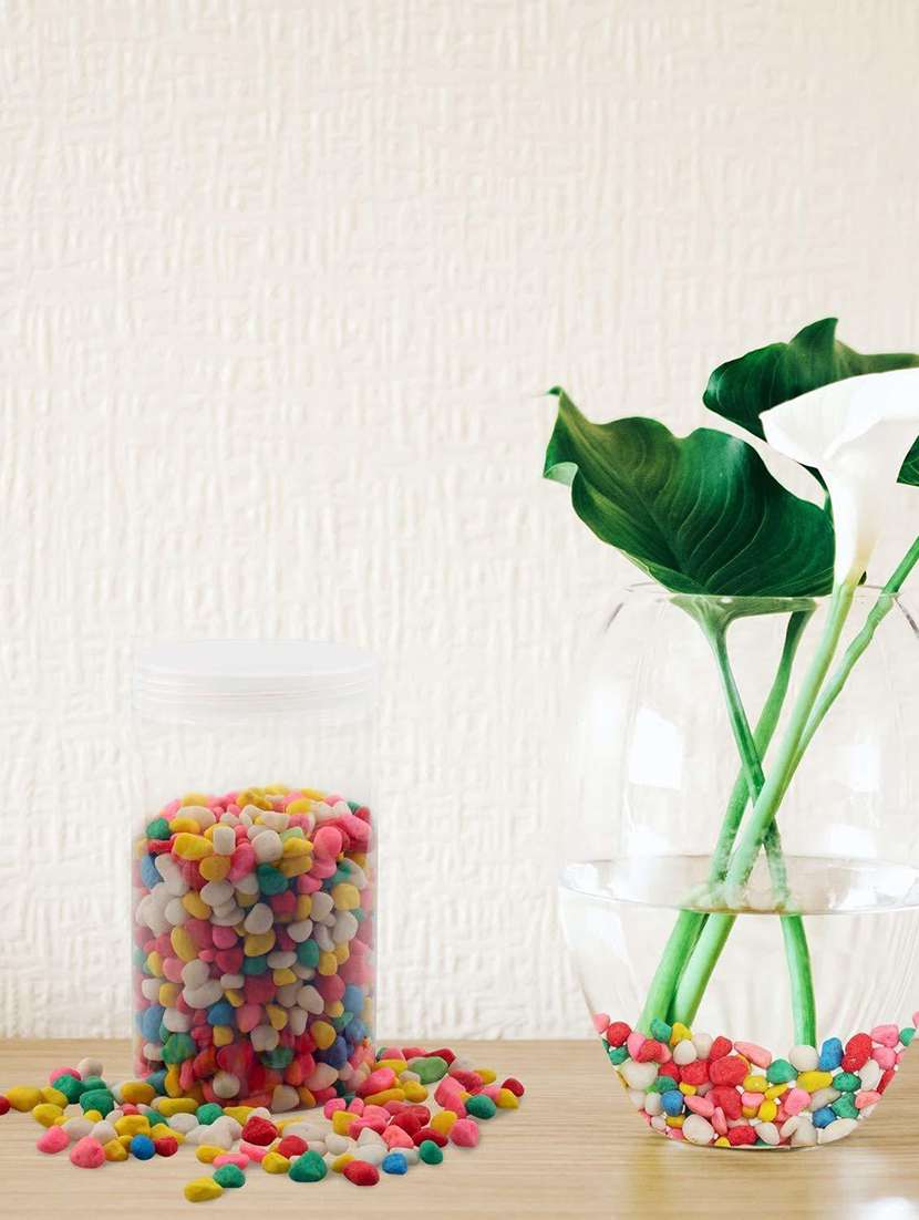 natural multicolor pebbles gravels for succulent plants,