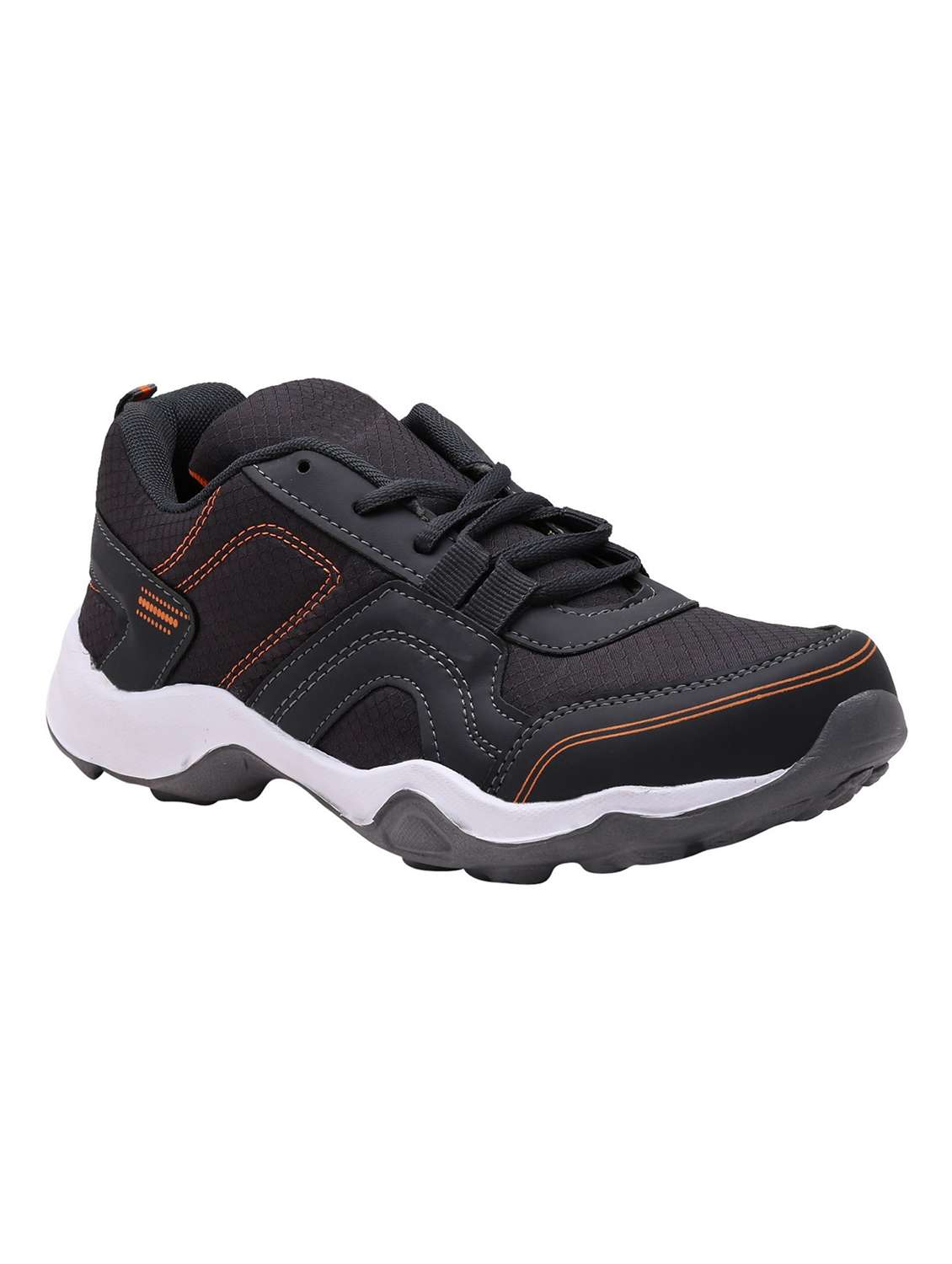 mens grey lace up sport shoe