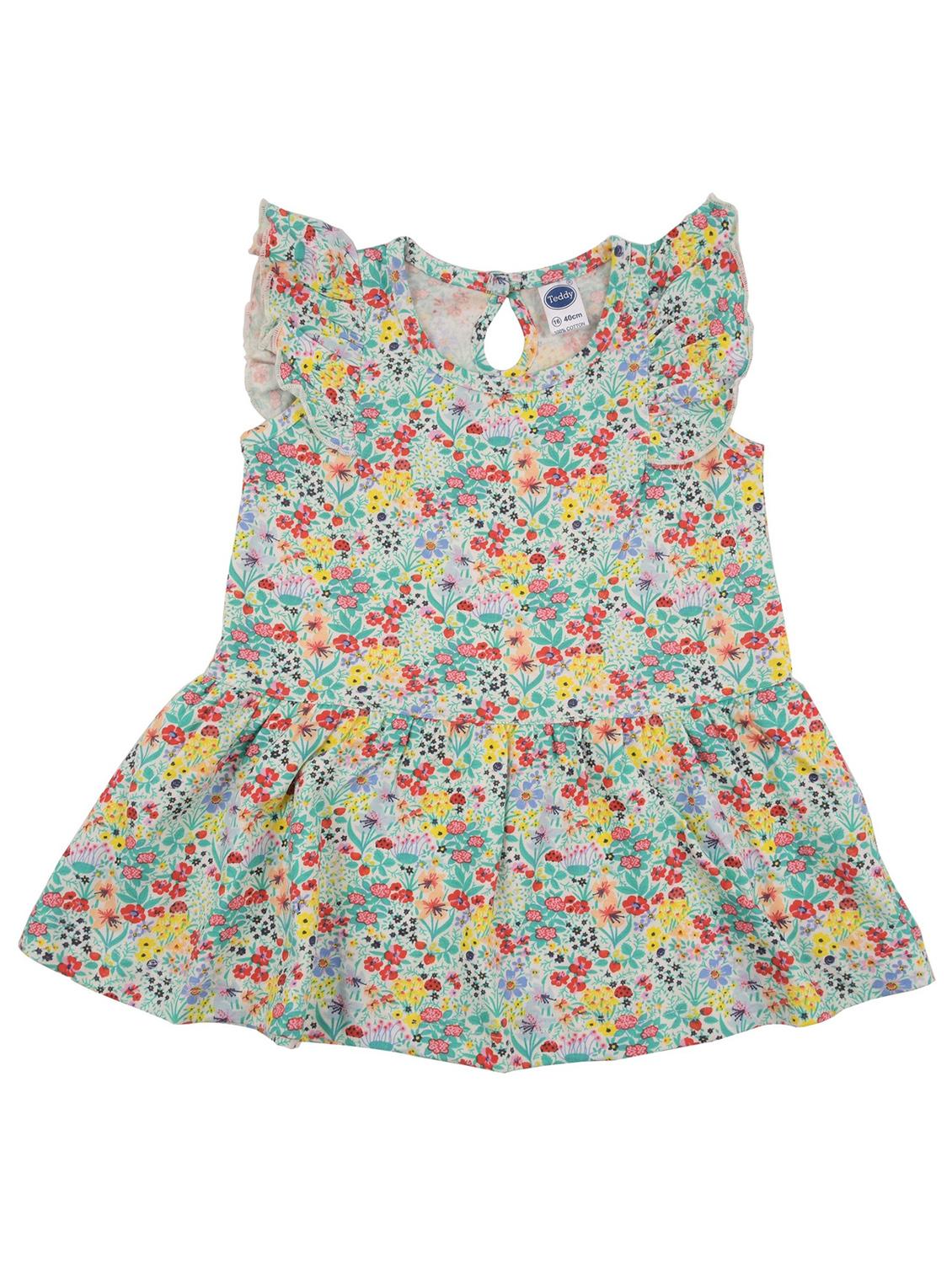 girls pack of 2 printed frock - 18528309 - Standard Image - 1
