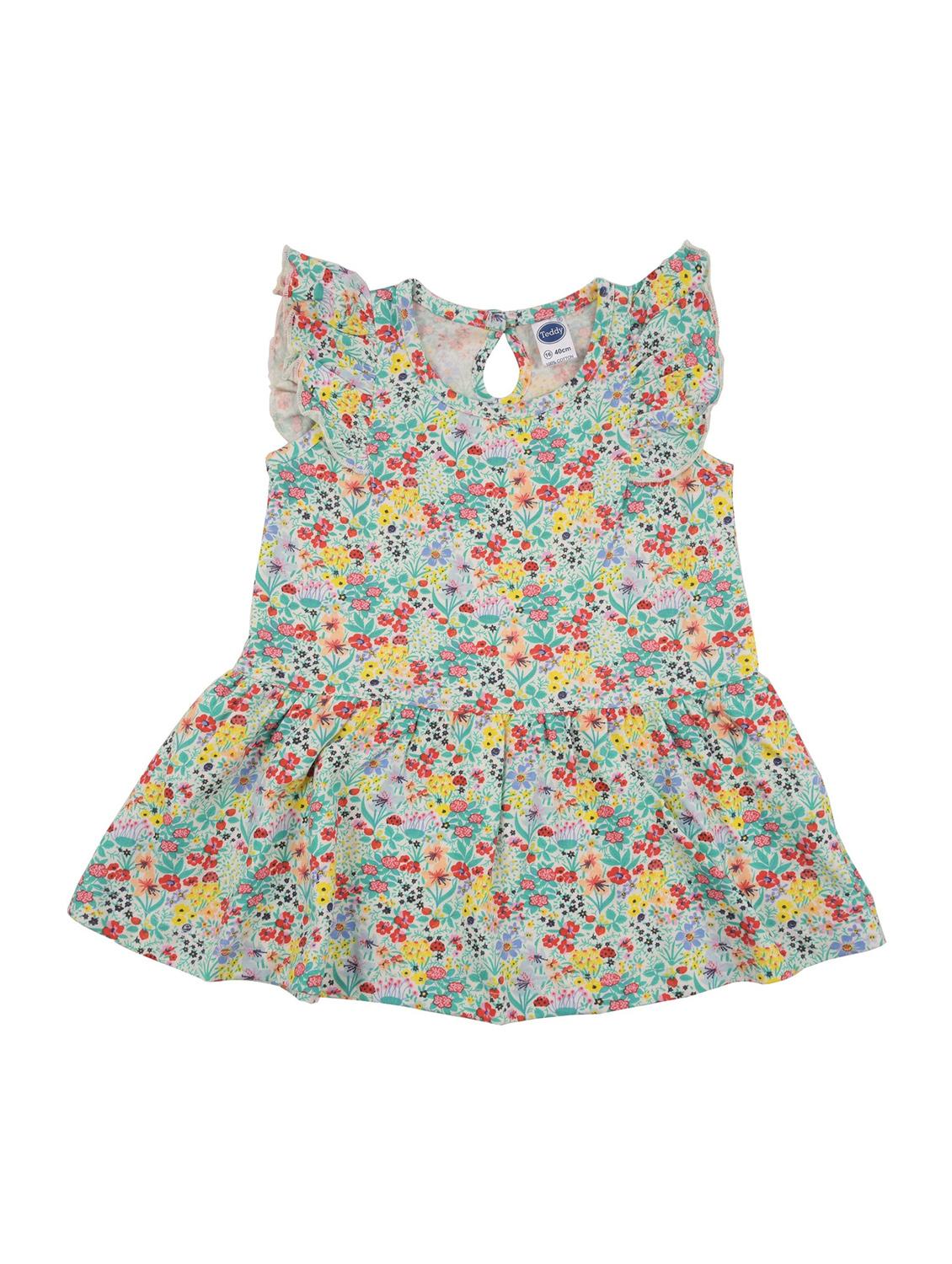 girls pack of 2 printed frock - 18528320 - Standard Image - 1