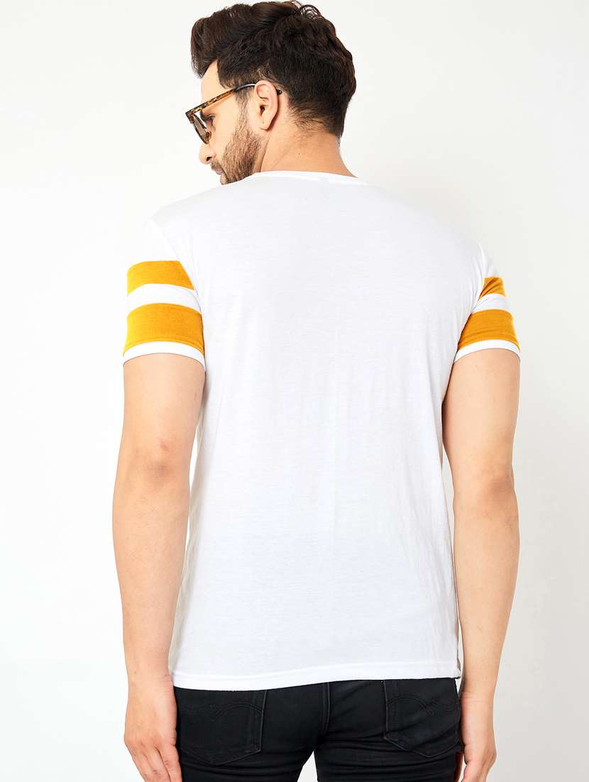 round neck cut and sew t-shirt - 18528765 -  Standard Image - 1
