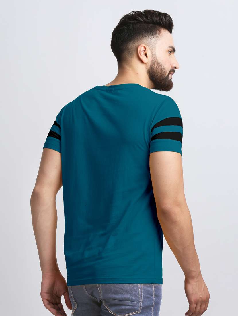crew neck cut and sew t-shirt - 18528782 -  Standard Image - 1