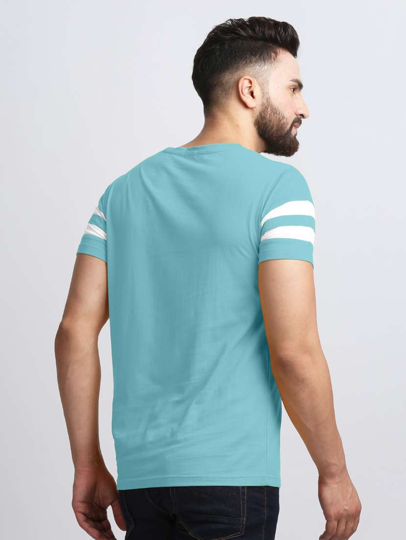 round neck cut and sew t-shirt - 18528784 -  Standard Image - 1