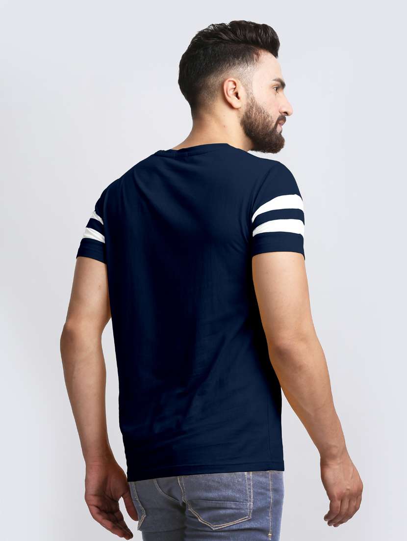 round neck cut & sew t-shirt - 18528791 -  Standard Image - 1